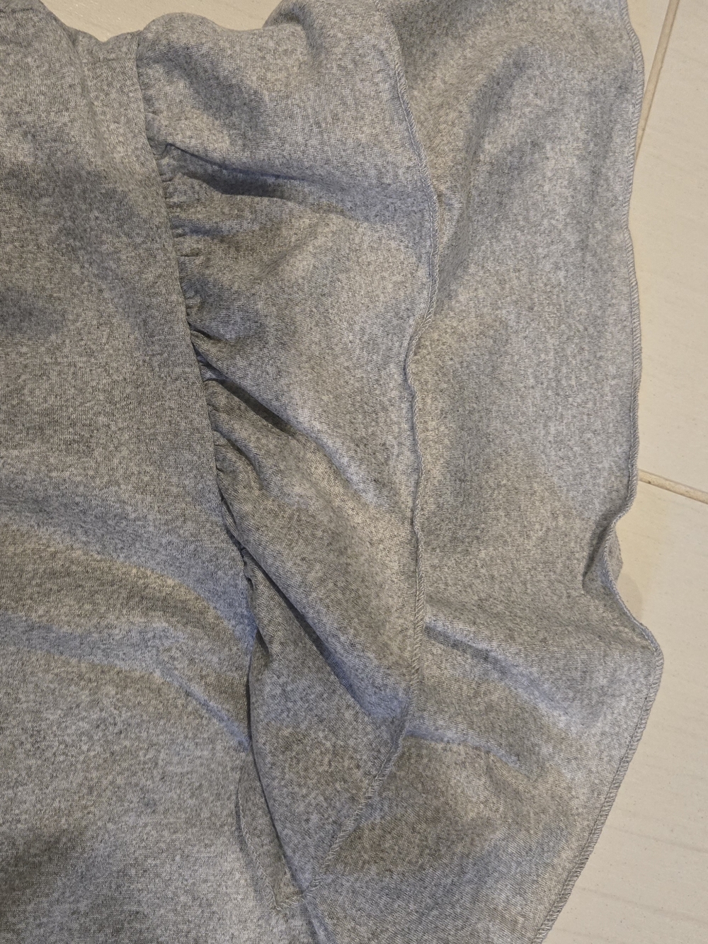 SHEIN Silver One-Shoulder Ruffle Top - Picture 2 of 6